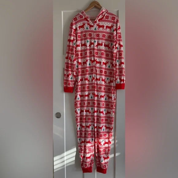 Mens Holiday Onesie - Picture 1 of 5